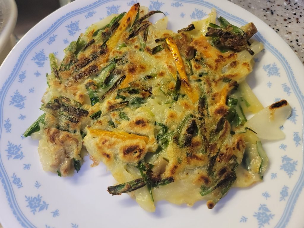 부추야채전 레시피 야채부침개 냉파 바삭하게 만드는 방법_7