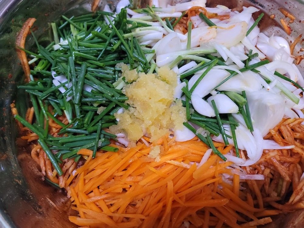 무생채 레시피 만드는방법 국물안생기고 양념안벗겨지는 달달하고 감칠맛가득_7